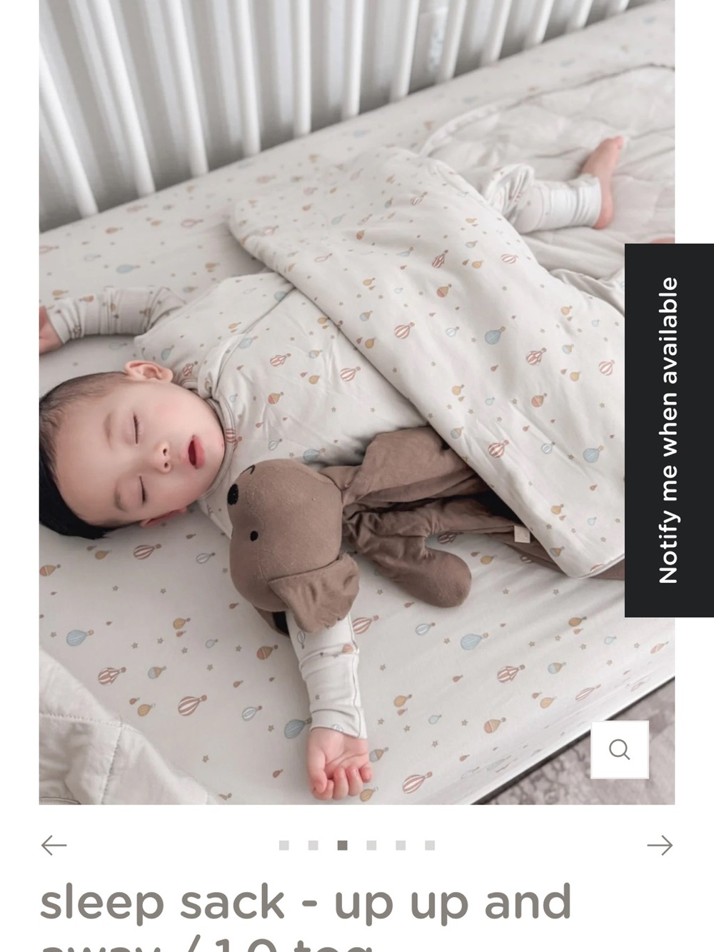 Gunamuna sleep sack up up and away / 1.0 tog 18-36 months NWT